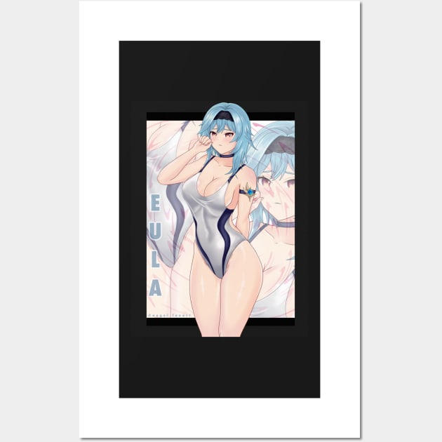 Eula on swimsuit by angel.fanart Wall Art by AngelsFANART